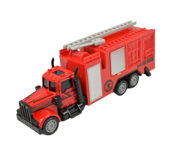 Fire Squad: Tűzoltó teherautó lendkerekes kialakítással kétféle változatban 1db