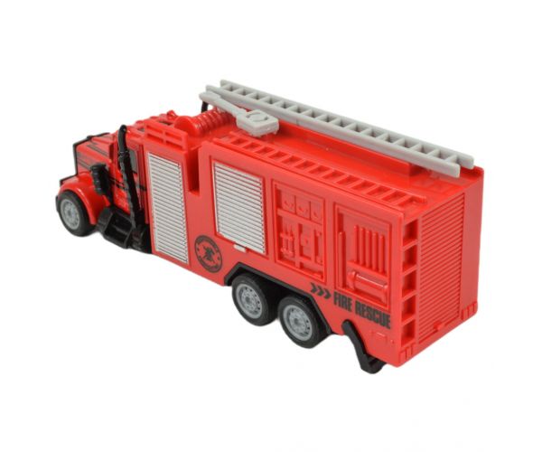 Fire Squad: Tűzoltó teherautó lendkerekes kialakítással kétféle változatban 1db