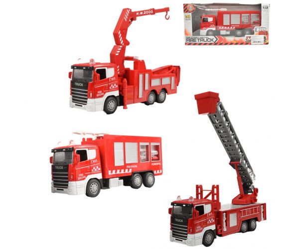 Fire Truck: Tűzoltósági autó többféle változatban 1db