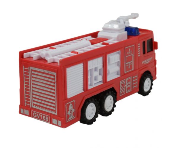 Fire Truck: Lendkerekes tűzoltóautó többféle változatban 13cm
