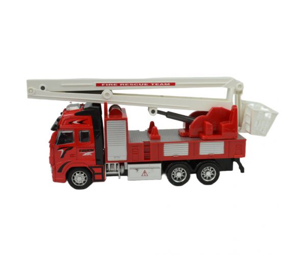 Fire Truck: Lendkerekes darus tűzoltóautó fénnyel és hanggal 20cm