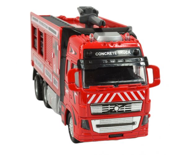 Fire Truck: Lendkerekes darus tűzoltóautó fénnyel és hanggal 20cm