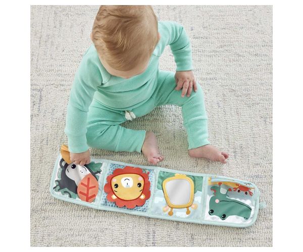 Fisher-Price: Puha kihajtogatható könyvecske - Mattel