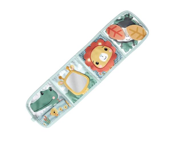 Fisher-Price: Puha kihajtogatható könyvecske - Mattel