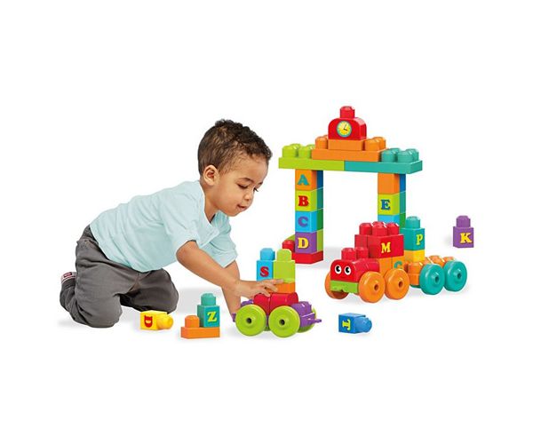 Fisher-Price: ABC zenélő vonat építőjáték - Mega Bloks
