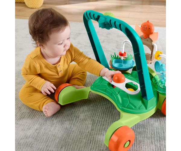 Fisher-Price: Teknőcpajtis járássegítő - Mattel