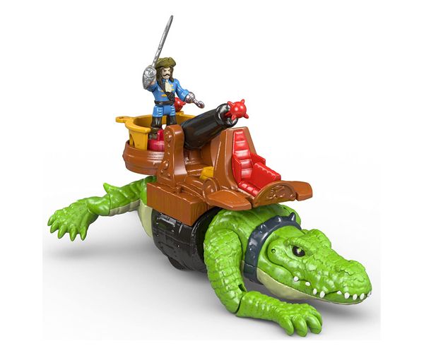 Fisher-Price: Imaginext krokodil és Hook kapitány játékszett - Mattel