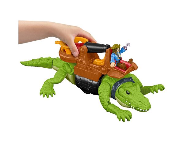 Fisher-Price: Imaginext krokodil és Hook kapitány játékszett - Mattel