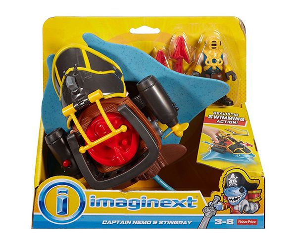 Fisher-Price: Imaginext Nemo kapitány és rája kalózos játékszett - Mattel
