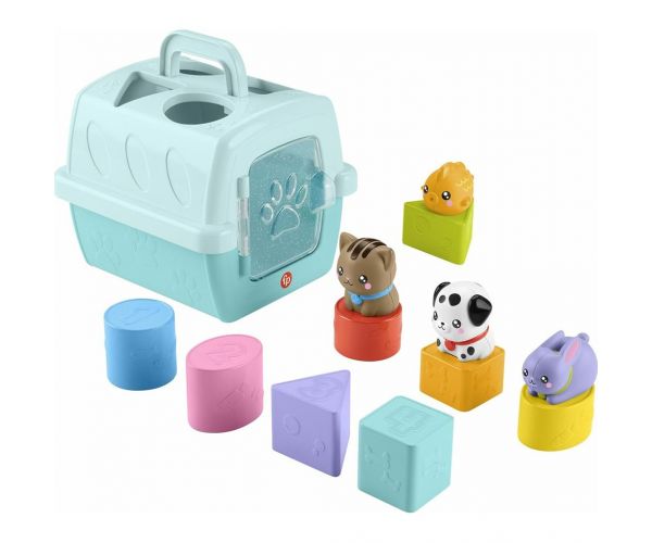 Fisher-Price: Kis kedvencek foglalkoztató Állatkás formaválogató - Mattel