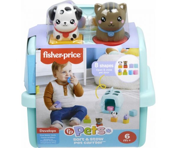 Fisher-Price: Kis kedvencek foglalkoztató Állatkás formaválogató - Mattel