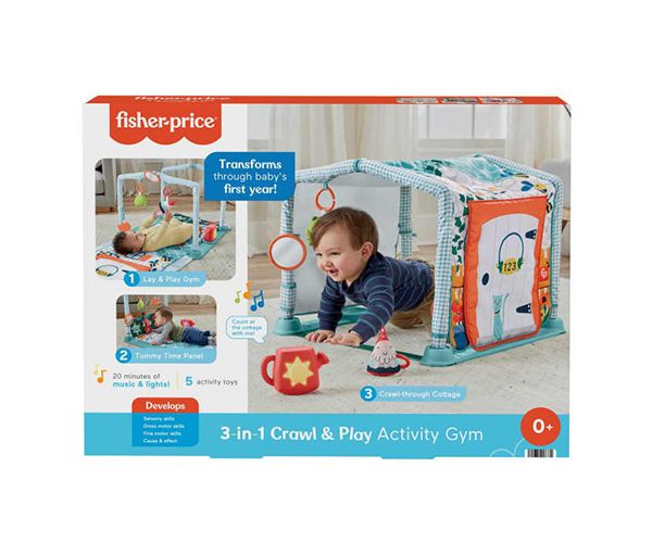 Fisher-Price: Átalakítható édes otthon játszószőnyeg - Mattel