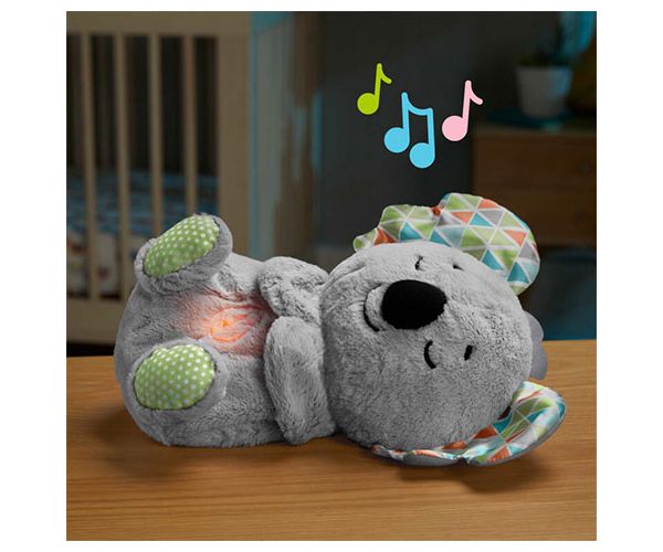 Fisher-Price: Szunyókáló koala zenélő plüss állat - Mattel