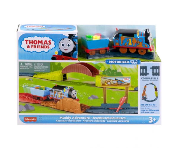 Fisher-Price: Thomas és barátai - Sáros Kaland motorizált pályaszett - Mattel