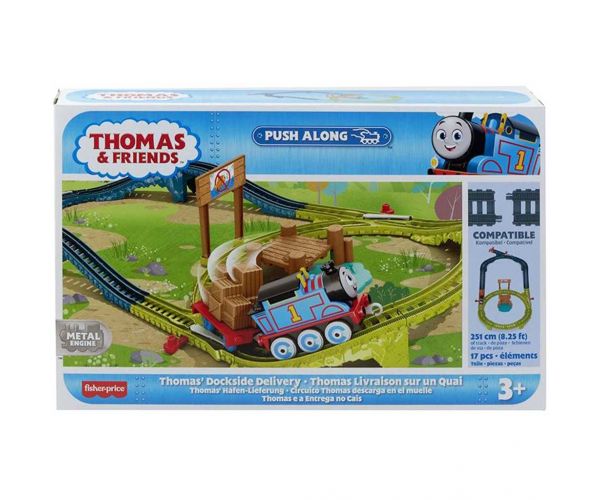 Fisher-Price: Thomas és barátai - Thomas' Dockside Delivery pályaszett - Mattel