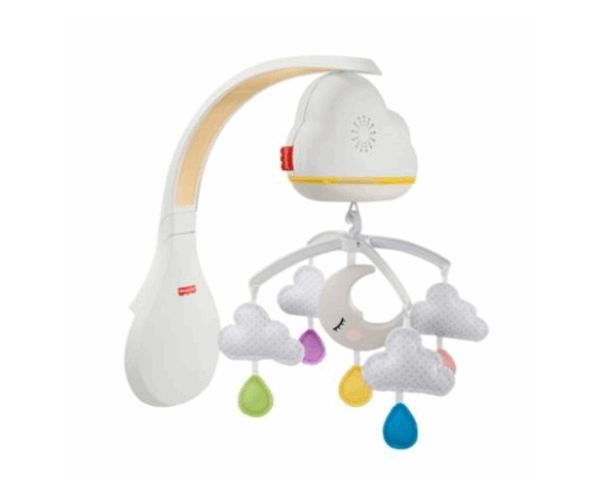 Fisher-Price: Nyugtató Felhők 2 az 1-ben kiságyforgó fénnyel és hanggal - Mattel