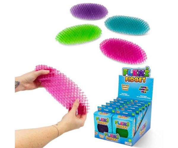 Flexi Fidget XL stresszoldó játék többféle változatban 1db