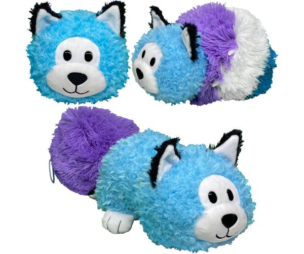 FlipaZoo: Cicából Husky kifordítható 28cm-es plüssfigura