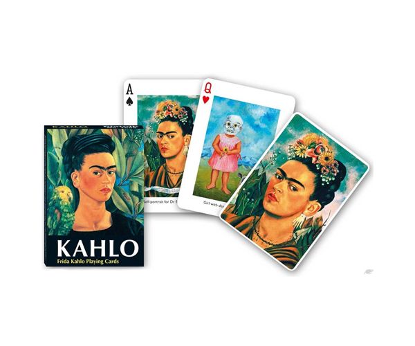 Frida Kahlo művész römikártya 1x55 - Piatnik