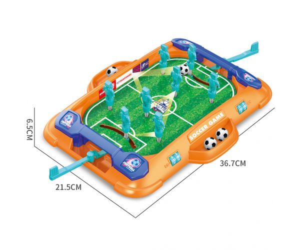 Football: Asztali rugósfoci játékszett 37x21cm