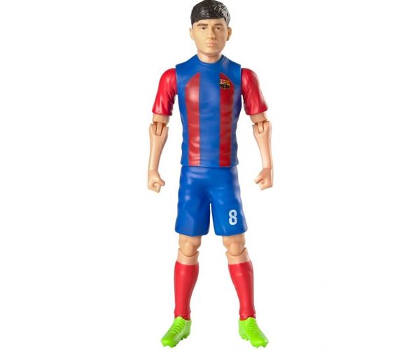 Focista akciófigura, 20 cm - FC Barcelona, Pedri 8-as mezben