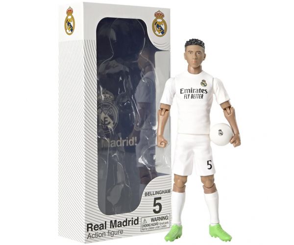 Focista akciófigura, 20 cm - Real Madrid, Bellingham 5-ös mezben