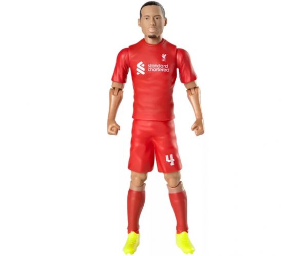 Focista akciófigura, 20 cm - Liverpool, Van Dijk 4-es mezben