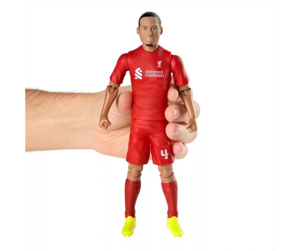 Focista akciófigura, 20 cm - Liverpool, Van Dijk 4-es mezben