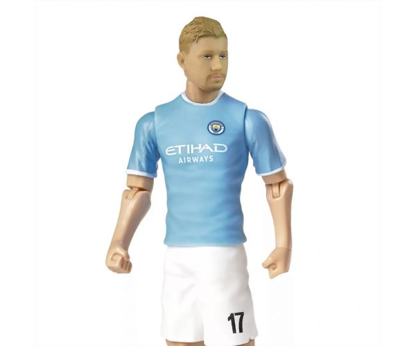 Focista akciófigura, 20 cm - Mancester City, De Bruyne 17-es mezben