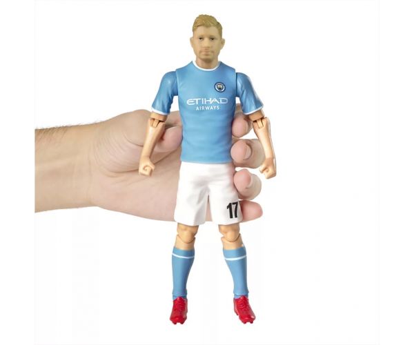 Focista akciófigura, 20 cm - Mancester City, De Bruyne 17-es mezben