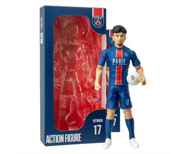 Focista akciófigura, 20 cm - PSG, Vitinha 17-es mezben