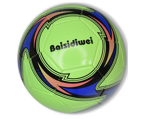 Neon színű műbőr focilabda többféle változatban 23cm
