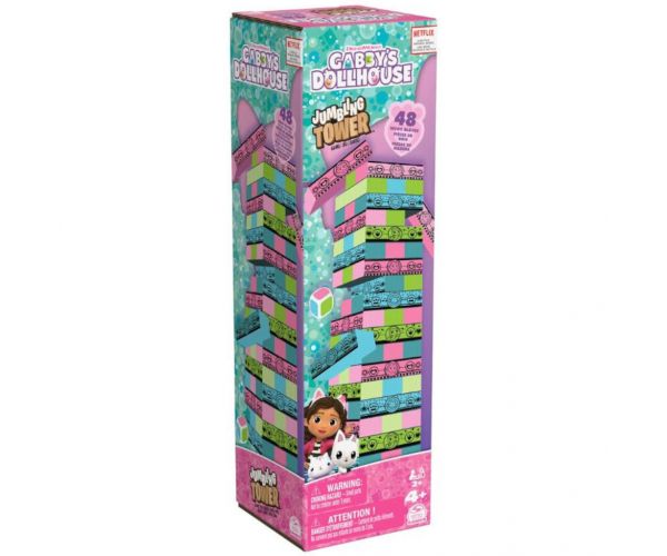 Gabi Babaháza: Színes toronyépítő jenga társasjáték - Spin Master
