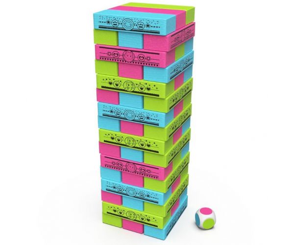 Gabi Babaháza: Színes toronyépítő jenga társasjáték - Spin Master