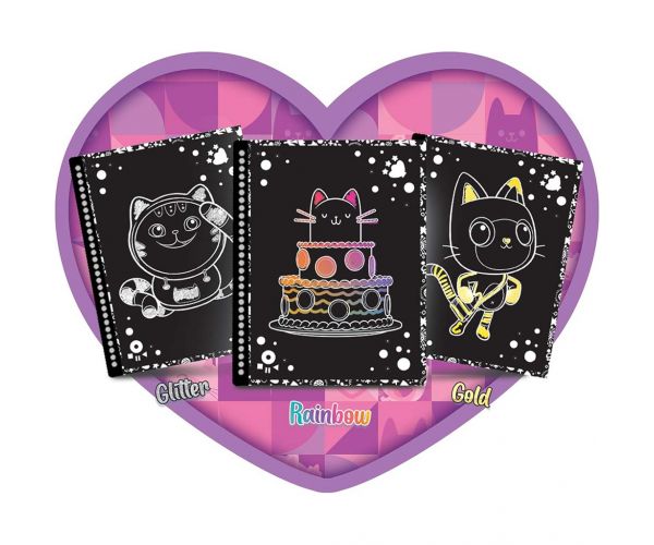 Gabi babaháza: A-meow-zing képkarc készítő füzet 44 oldal - Lisciani