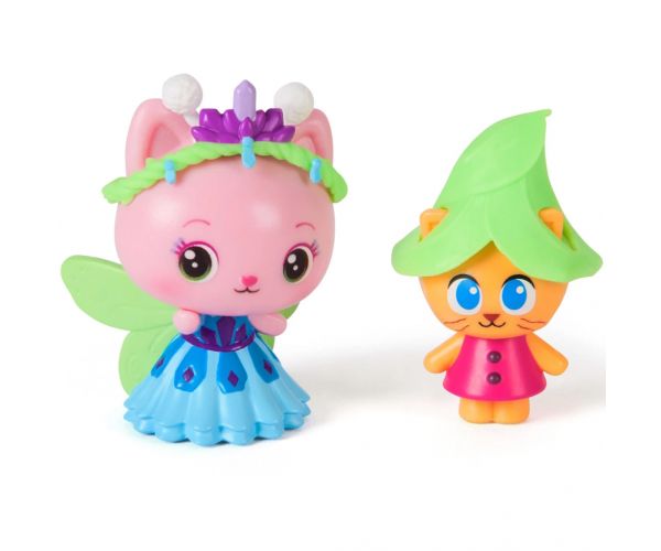 Gabi babaháza Mozi: Kristálykert 2 db-os figura csomag – Queen Kitty Fairy és Kitty Gnome – Spin Master