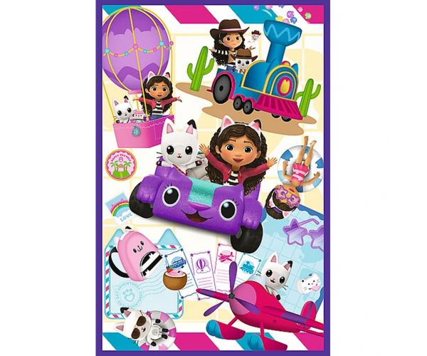 Gabi babaháza színes napok 3x80db-os puzzle - Trefl
