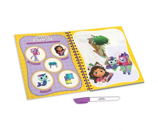 Gabi babaháza Gabdorable vízzel festhető színezőkönyv - Lisciani
