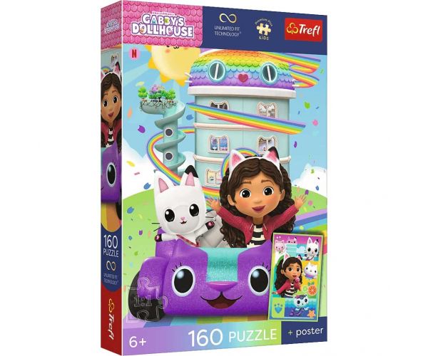 Gabi babaháza 160db-os UFT puzzle poszterrel - Trefl