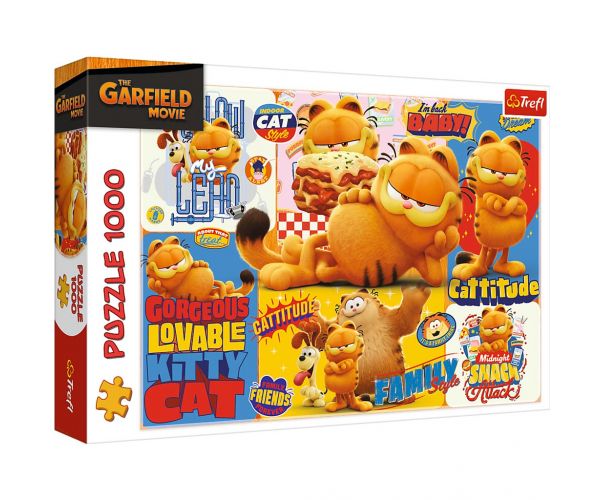 Garfield kalandjai 1000db-os puzzle - Trefl