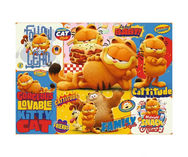 Garfield kalandjai 1000db-os puzzle - Trefl