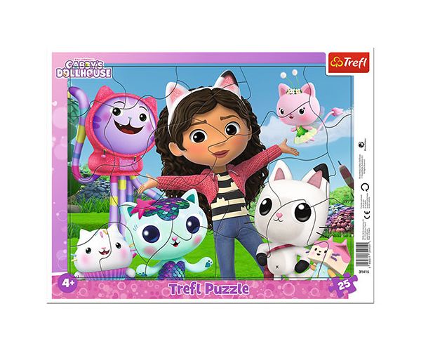 Gabi babaháza 25db-os keretes puzzle - Trefl