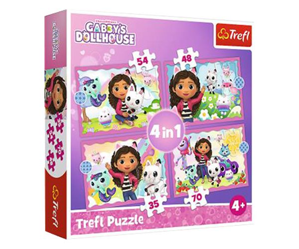 Gabi babaháza 4 az 1-ben puzzle - Trefl