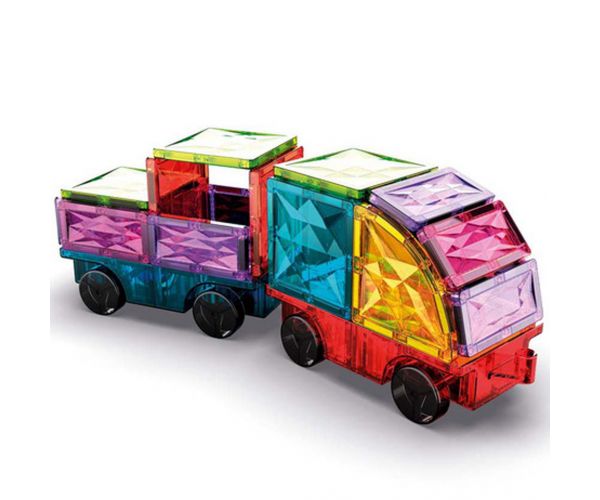 Geomag: Magnetic Tiles Gems jáművek mágneses építőkocka 24db-os szett