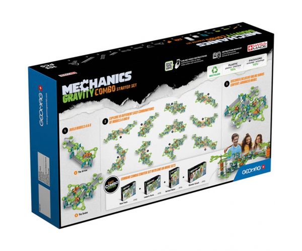 Geomag: Mechanics Gravity Recycled Kezdő szett 153db