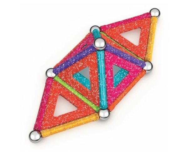 Geomag Glitter panels 35db-os csillámos mágneses építőjáték