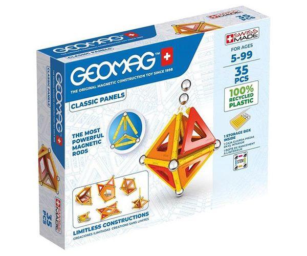 Geomag Green Line Classic Panels mágneses építőjáték 35db-os