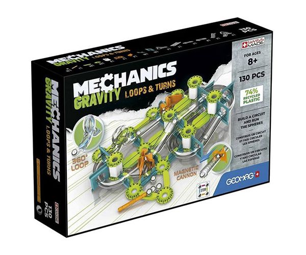 Geomag Mechanics Gravity loops mágneses építőjáték 130db-os
