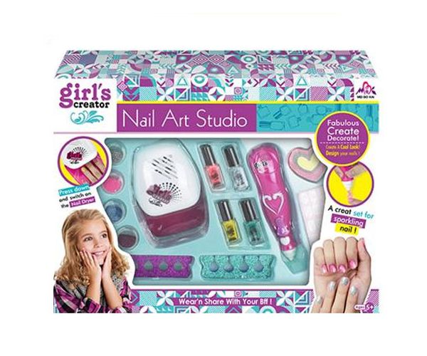 Girl's Creator köröm stúdió szett kiegészítőkkel