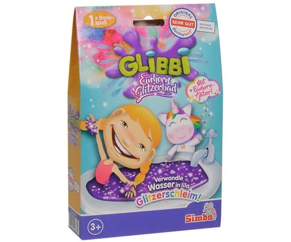 Glibbi: Csillogó unikornisos slime fürdőzselé - Simba toys